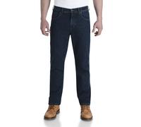 Wrangler Durable Stretch Denim Jeans Basic Regular Fit Stonewash Blue