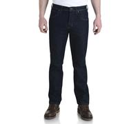 Wrangler Durable Stretch Denim Jeans Basic Regular Fit Stonewash Blue
