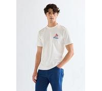 Wrangler Men's Embroidery Tee T-Shirt, Worn White, XXL