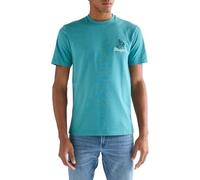 Wrangler Embroidery Tee T-Shirt, Brittany Blue, XL Men