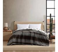 Wrangler - Full/Queen Blanket, Super Soft Reversible Bedding, Yellowstone Inspired, Western Home Decor for The Colder Seasons (Nash Stripe Brown, Full/Queen)