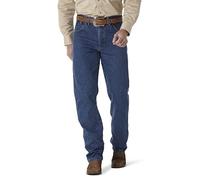 Wrangler George Strait Men's Cowboy Cut Jean, Relaxed Fit, Heavyweight Denim,34X32