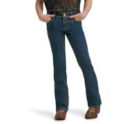 Wrangler Girl's X Lainey Wilson Boot Huggers Jeans, Boho wash, 12 Slim