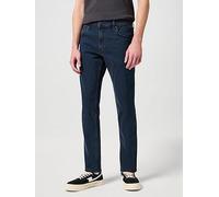 Wrangler Greensboro Regular Fit Jeans, Dark Blue, Size 36, Men Dark Blue