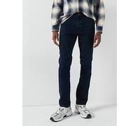 Wrangler Greensboro Regular Fit Jeans, Indigo, Size 38, Inside Leg Regular, Men Indigo