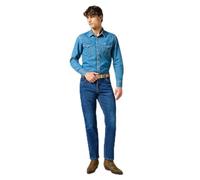 Wrangler Herren Denim Hemd Western Shirt, Regular Fit