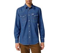 Wrangler Herren Denim Hemd Western Shirt, Regular Fit