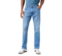 Wrangler Herren Jeans Greensboro Regular Fit Herrenhose Straight Blau W30 - W42