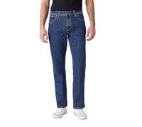 Wrangler Men's Texas Contrast Straight Jeans, Darkstone, 44W / 32L