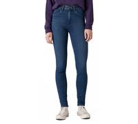 Wrangler High Rise Skinny Flex Stretch Jeans Womens Ladies Vintage Ink Denim