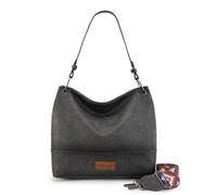 Wrangler Hobo Bags for Women Vegan Leather Top Handle Shoulder Purses and Handbags, With Strap Distressed-grey, M
