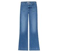 Jeans flare woman Wrangler Bleu 29x30