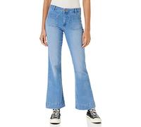 Jeans flare woman Wrangler Bleu 28x30