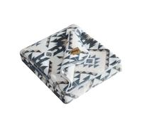 Wrangler - King Blanket Super Soft Reversible Bedding Yellowstone Inspired Western Luxurious Bedding for The Colder Seasons (Dakota Grey King)