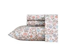 Wrangler - King Sheet Set, Silky & Lightweight Bedding Set, Floral Home Decor, Oeko-Tex Certified (Westward Floral Beige, King)