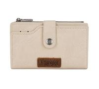 Wrangler Ladies Slim Folding Wallet Credit Card Holder, A-tan, Classic