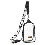 Wrangler Ladies Stadium Approved Clear Crossbody Bag for Sports Events Concerts