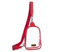 Wrangler Ladies Stadium Approved Clear Crossbody Bag for Sports Events Concerts