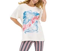 Wrangler Women's X Lainey Wilson Oversized Graphic Tee, Heck Yeah, M