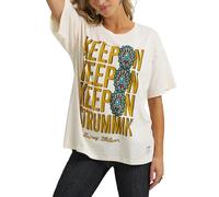 Wrangler Lainey Wilson Keep On Keep On Tee Shirt, Keep on Strummin', L