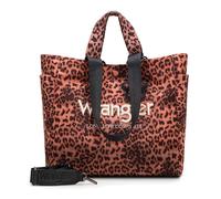 Wrangler Large Tote Bag for Women Designer Leopard Print Purse with Detachable Strap for Travel Work Gym Pink WG433-8317PK
