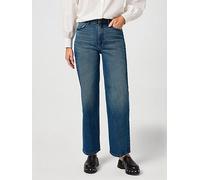 Wrangler Loose Straight Jeans, Blue, Size 30, Inside Leg 32, Women Blue