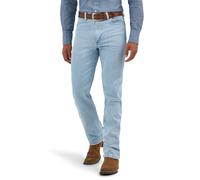 Wrangler Men's 0936 Cowboy Cut Slim Fit Jean, Gold Buckle Bleach, 32W x 36L