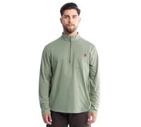 Wrangler Men's 1/2 Zip Mock Neck Pullover, Green, M