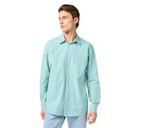 Wrangler Men's 1 Pkt Shirt, Latigo Bay, L