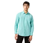 Wrangler Men's 1 Pkt Shirt, Latigo Bay, M