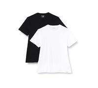Wrangler Men's 2 Pack TEE Shirt, Black, Small