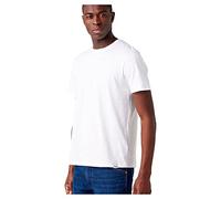 Wrangler Men's 2 Pack TEE Shirt, White, Medium