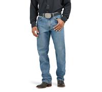 Wrangler Men's 20X Competition Active Flex Relaxed Fit Jean, Admiral Blue, 35W x 32L