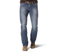 Wrangler Men's 20X No. 42 Vintage Boot Cut Jean Stretch, Light Blue, 33W x 30L