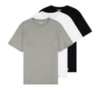 Wrangler Men's 3 Pack Tee T-Shirt, White Grey Black, XXL