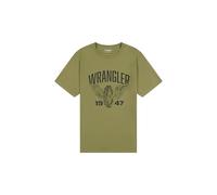 Wrangler Men's Americana Tee T-Shirt, Aloe, S