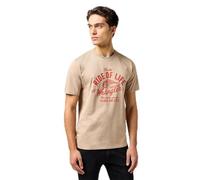 Wrangler Men's Americana Tee T-Shirt, Timberwolf, L