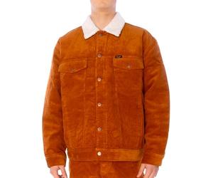 Wrangler Men's Antifit Sherpa Jacket, LEATHER BROWN , XL