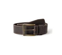 Wrangler Men's Basic Stitched Belt, Brown, 40cm (Manufacturer Size:105)