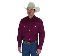 Wrangler Men's Big-Tall Authentic Cowboy Cut Work Western Short Sleeve Shirt,Stone,3X
