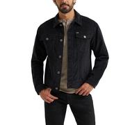 Wrangler Men's Corduroy Trucker Jacket, Jet Black, L