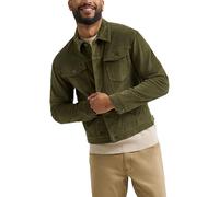 Wrangler Men's Corduroy Trucker Jacket, Olive Night, XL