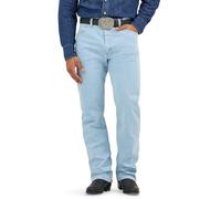 Wrangler Men's Cowboy Cut Active Flex Original Fit Jean, Bleach, 40W x 30L