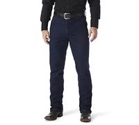 Wrangler Men's Cowboy Cut Regular Fit Straight Jean, Navy Stretch, 34W x 32L