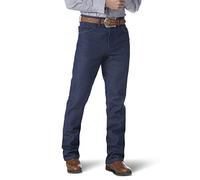 Wrangler Men's Cowboy Cut Regular Fit Traditional Boot Cut Jean, Navy, 32W / 30L