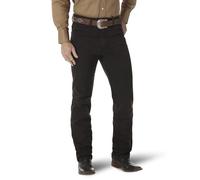 Wrangler Men's Cowboy Cut Slim Fit Jean Jeans, Black Chocolate, 33W / 32L