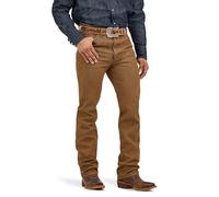 Wrangler Men's Cowboy Cut Slim Fit Jean Jeans, Black Whiskey, 28W / 32L