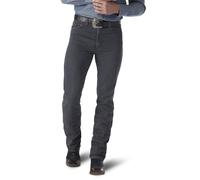 Wrangler Men's Cowboy Cut Slim Fit Jean Jeans, Charcoal Grey, 30W / 36L