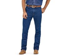 Wrangler Men's Cowboy Cut Slim Fit Jean Jeans, Prewashed Indigo, 36W / 32L