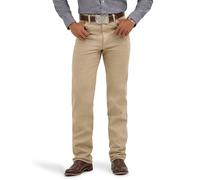Wrangler Men's Cowboy Cut Slim Fit Jean Jeans, Prewashed Tan, 30W / 32L